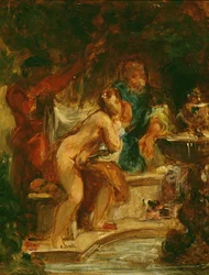 Susana en los baños